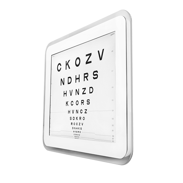 digital visual acuity chart